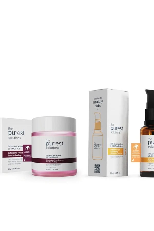 Skin Care Set Containing Revitalizing and Brightening Peeling