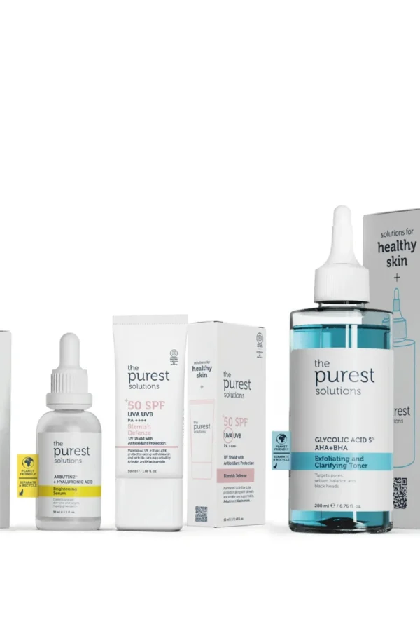 Skin Tone Equalizer, Anti-Pore and Sun Protection Effective Skin Care Set