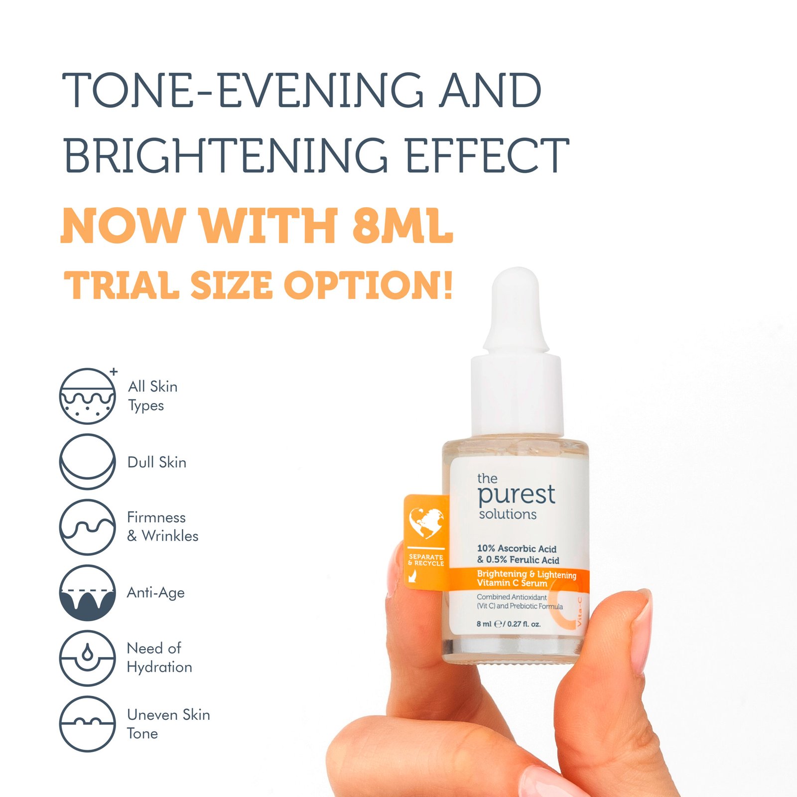 Brightening & Lightening  Vitamin C Serum - 8 ML - Image 7