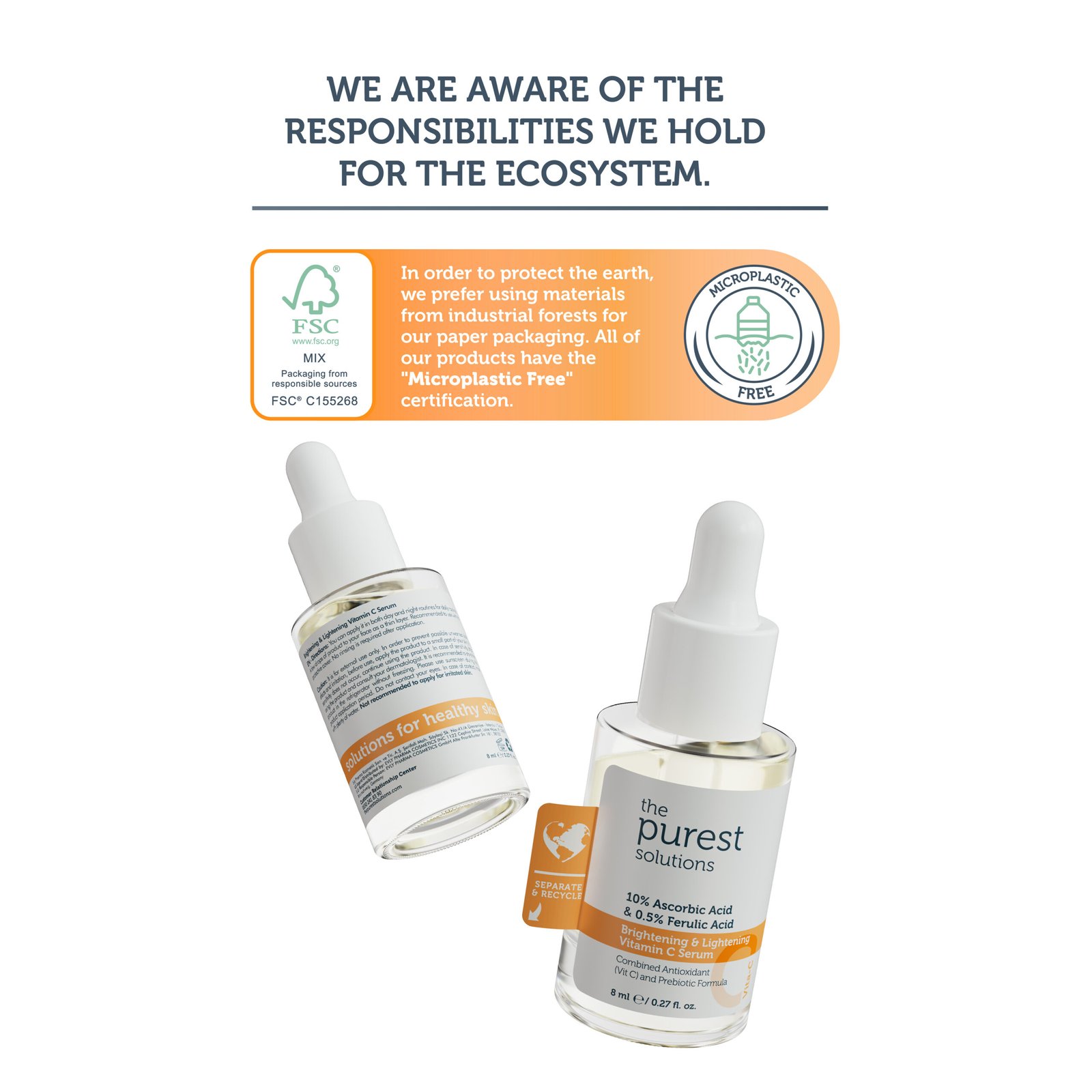 Brightening & Lightening  Vitamin C Serum - 8 ML - Image 4