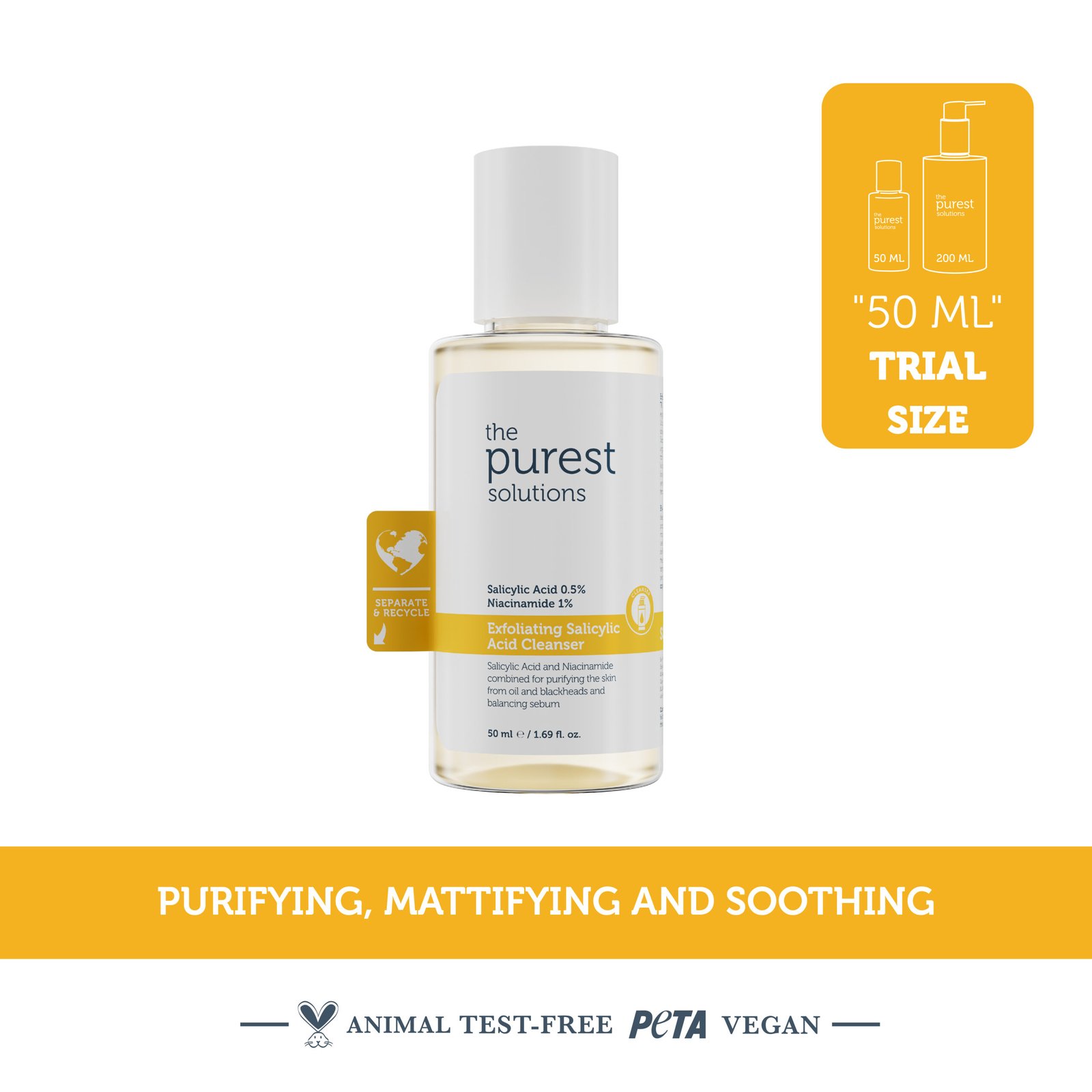 Exfoliating Salicylic Acid Cleanser - 50 ML - Image 2